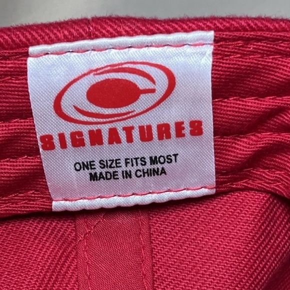 Ohio State University Buckeyes OSU Red Adjustable Hat Cap EUC - Picture 6 of 7